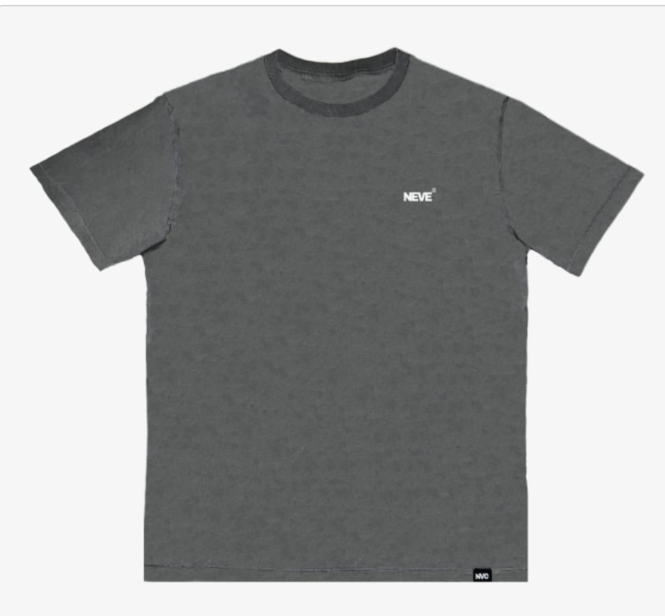 Camiseta Basic Lisa Cinza NEVE - Imagem 3