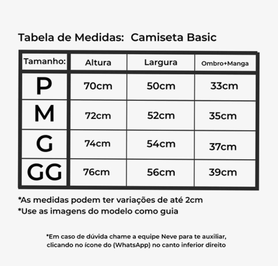 Camiseta Basic Lisa Preta - Imagem 6