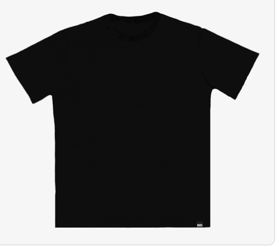 Camiseta Basic Lisa Preta - Imagem 2