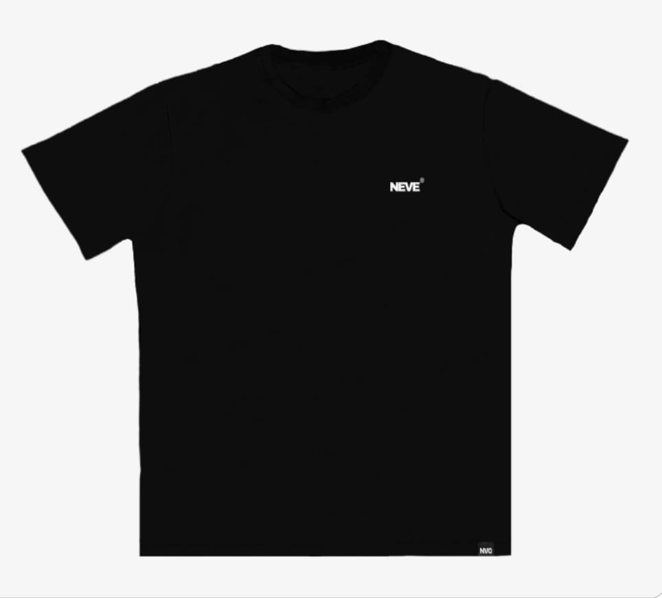 Camiseta Basic Lisa Preta NEVE - Imagem 2