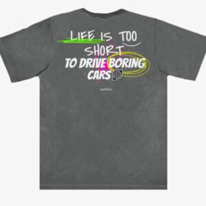 Camiseta Street Cinza "Boring Cars"