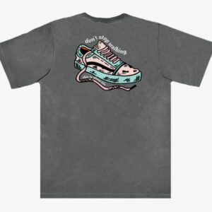 Camiseta Street Cinza "Don't stop"