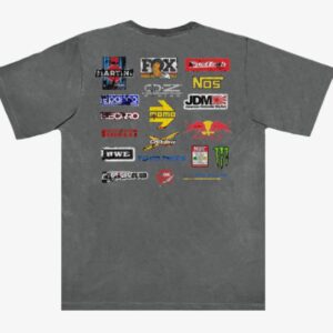 Camiseta Street Cinza "Marcas Gearheads"