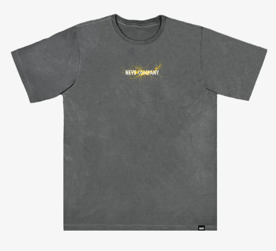 Camiseta Street Cinza "Raio" Edição Limitada
