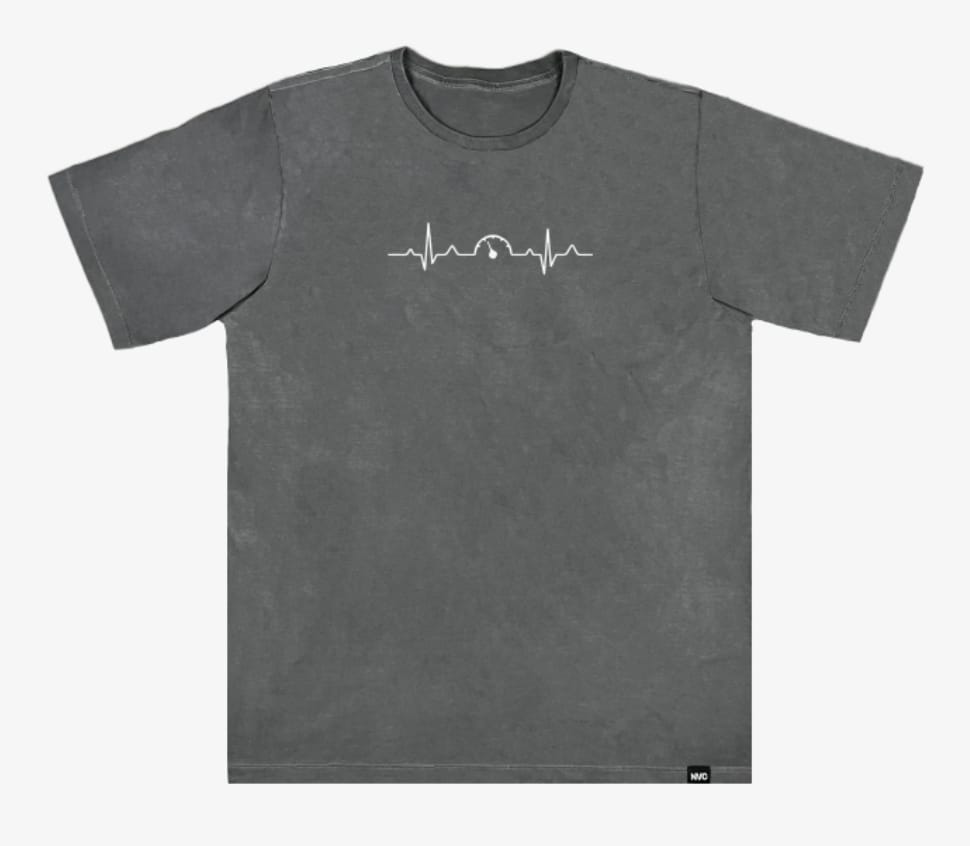 Camiseta Street Cinza "Velocidade"